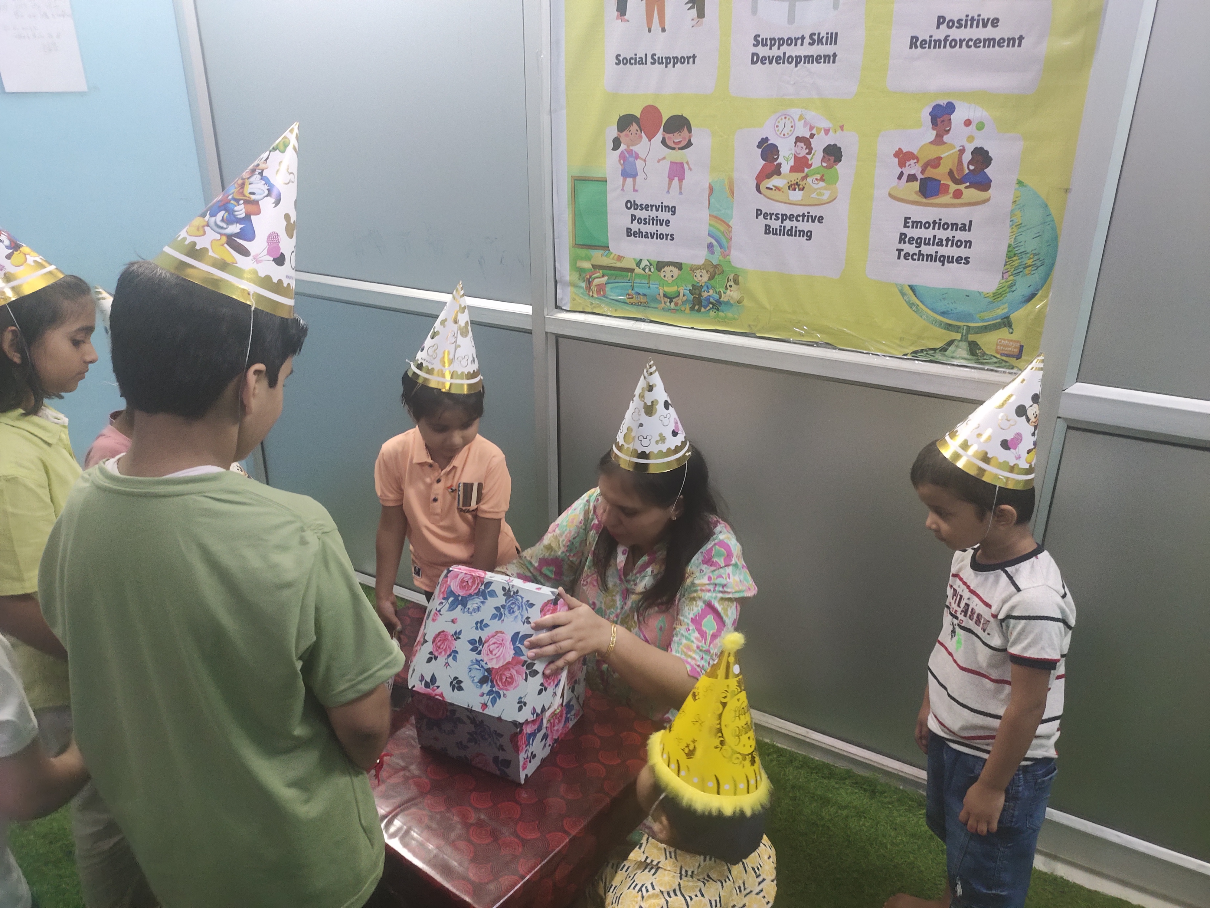 Speech therapy in progress